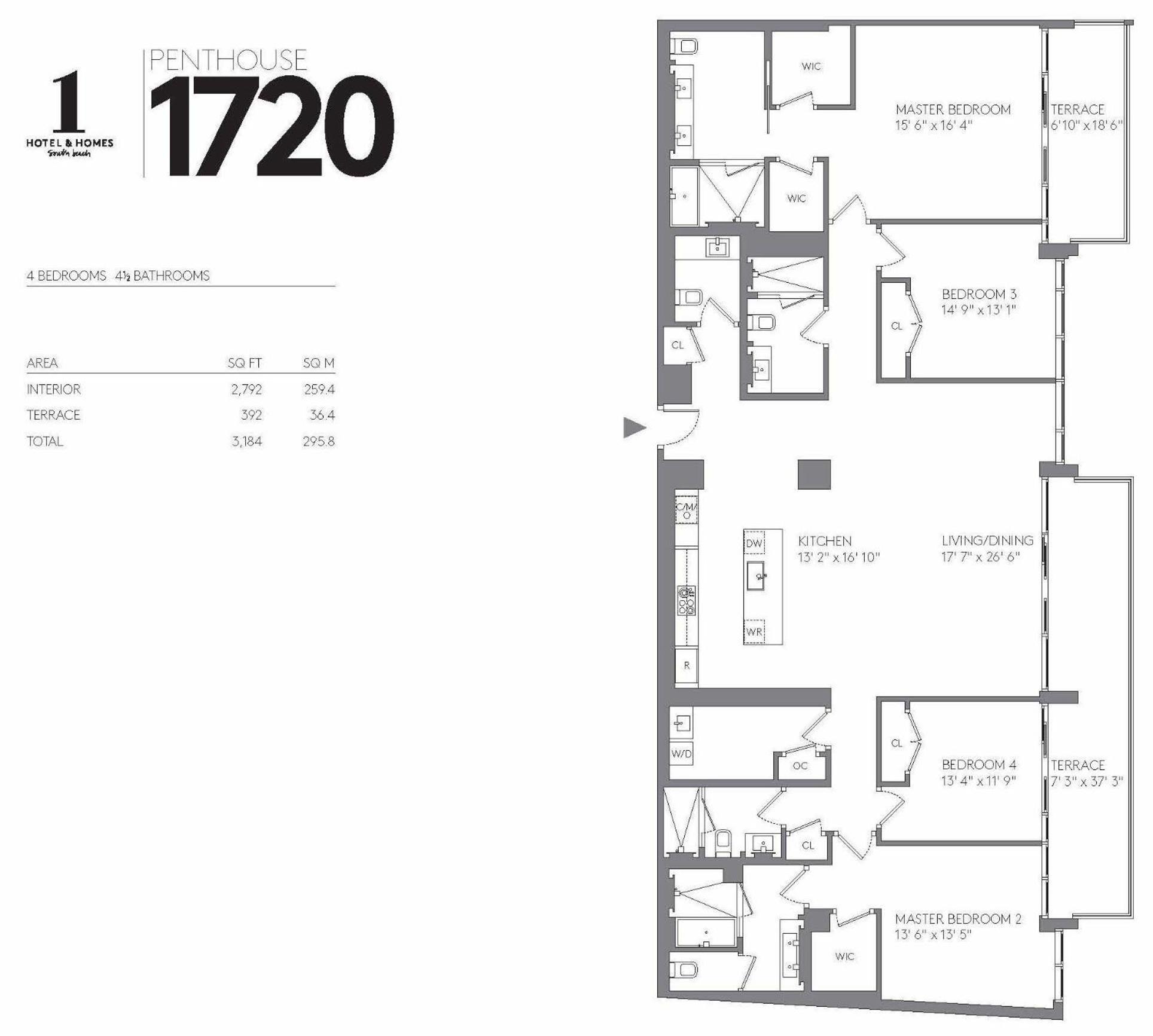 Ultra Luxe Direct Ocean Penthouse At 1 Resort *