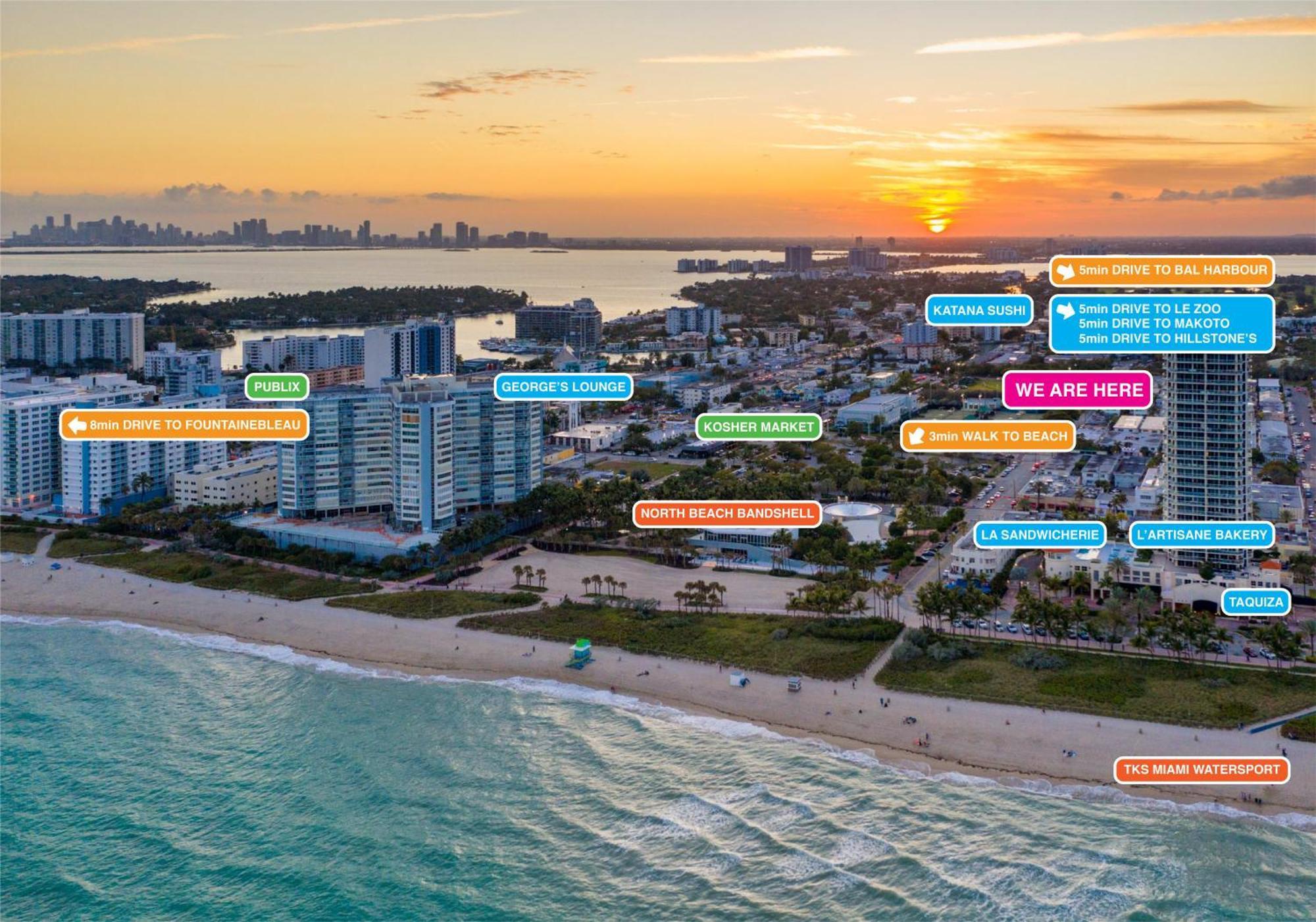 Apartment 3 Minute Walk To Family Friendly Free Parking Miami Beach