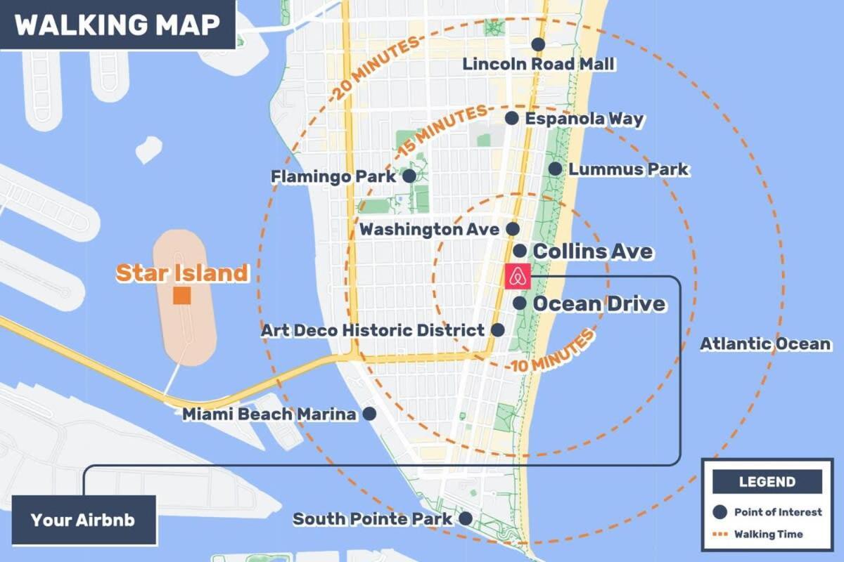New Amazing Large 3br Direct Oceanfront Penthouse On Ocean Drive!! Apartment *