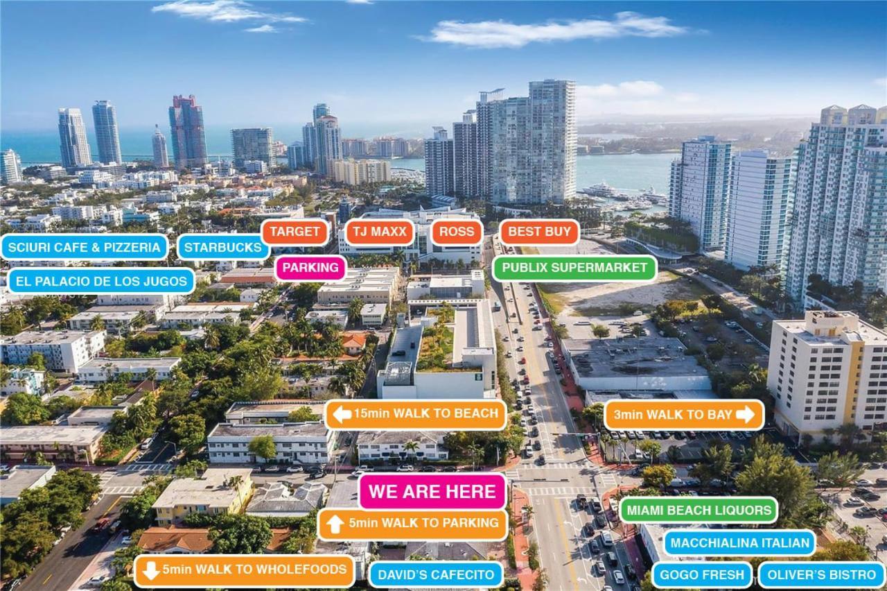 Apartment South Free Parking Family & Pet Friendly Walk To & Bay Miami Beach